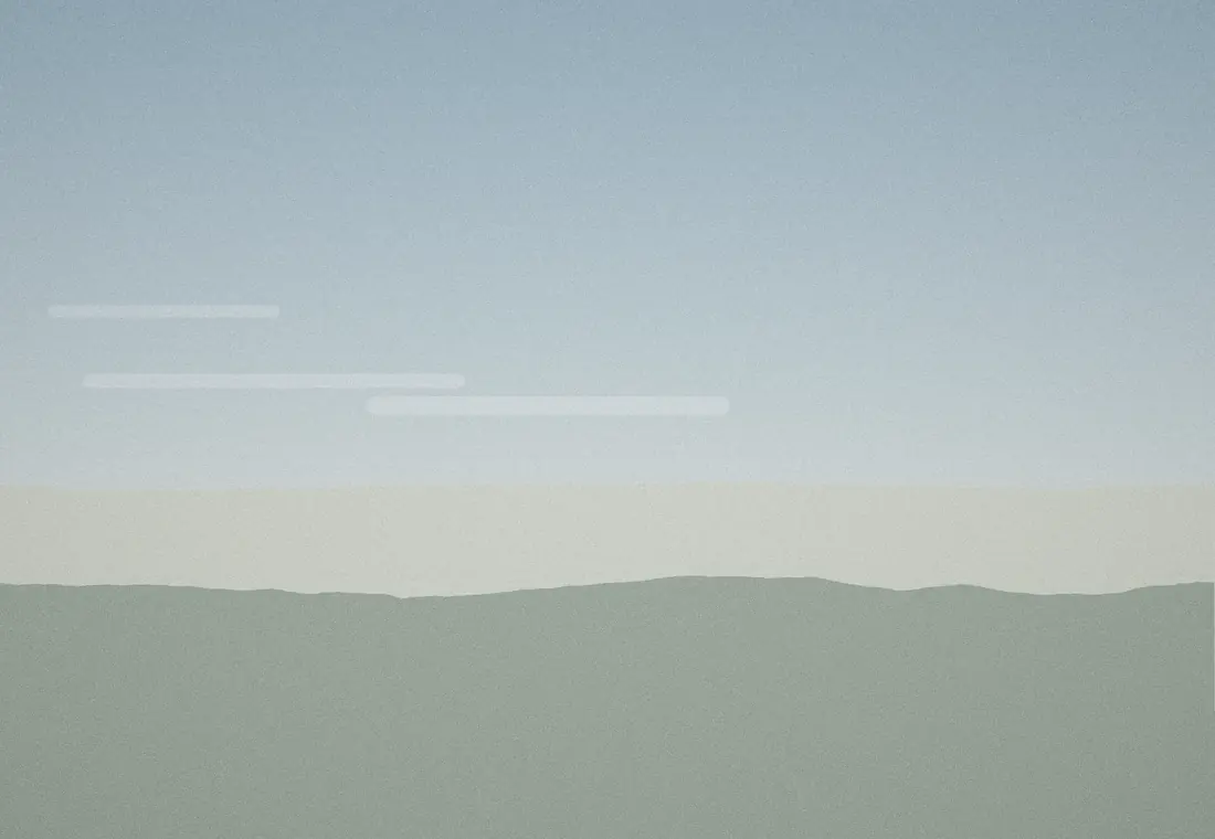 Illustration : brume matinale sur la lande